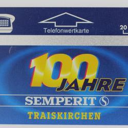 Télécarte L&G dummy 100 Jahre Semperit Reifen Autriche