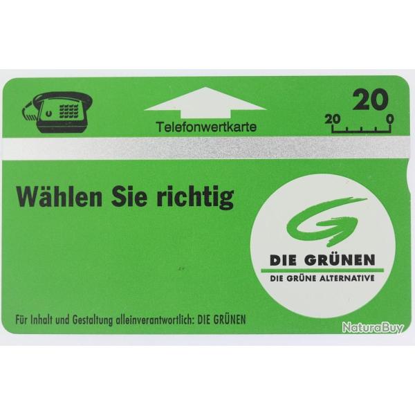 T�l�carte L&G dummy Die Gr�nen Autriche