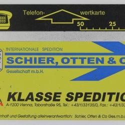 Télécarte L&G dummy Schier, Otten & Co Autriche