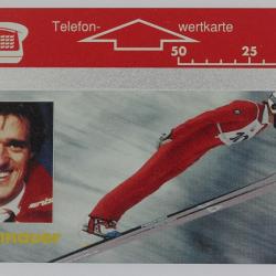 Télécarte L&G dummy SRH Toni Innauer Autriche Saut à ski