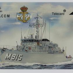 Télécarte L&G dummy Navire Aster M915 Belgique