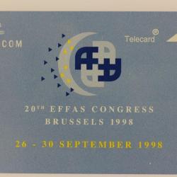 Télécarte L&G dummy 20th Effas Congress Belgique