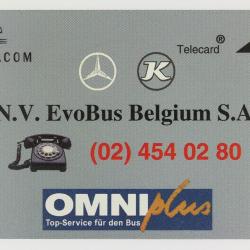 Télécarte L&G dummy Omniplus EvoBus Belgique