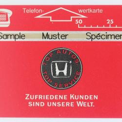 Télécarte L&G dummy Honda Top autos Top service Autriche