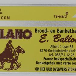 Télécarte L&G dummy Milano E. Balloey Belgique