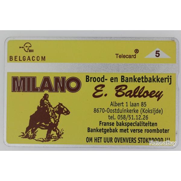 T�l�carte L&G dummy Milano E. Balloey Belgique