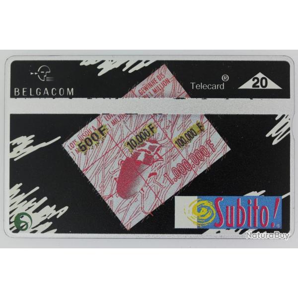 T�l�carte L&G dummy Lotto Games 4 Subito Belgique