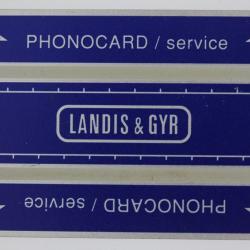 Télécarte de service Phonocard 19 Landis & Gyr 152K Pakistan