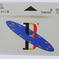 Télécarte L&G dummy Belgian Presidency of the EEC Belgique