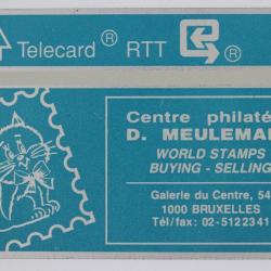 Télécarte L&G dummy Centre Philatélie Meulemans Belgique