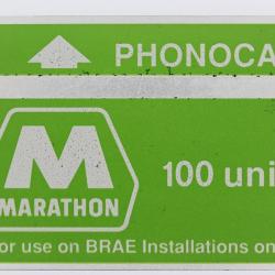 Télécarte L&G dummy Oil rigs Marathon BRAE 100 units Royaume-Uni