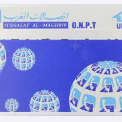 Télécarte L&G dummy Globe Composition Maroc