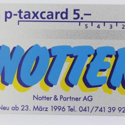 Télécarte L&G dummy Notter & Partner AG Suisse
