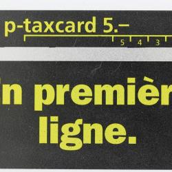 Télécarte L&G dummy En première ligne Suisse
