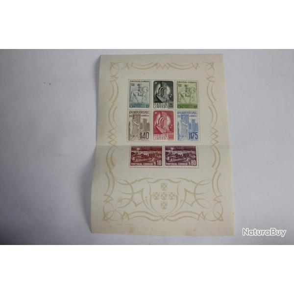 Timbres Portugal Bloc 1940 Exposi��o do Mundo Portugues