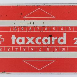 Télécarte L&G Taxcard 20 PTT 101A Suisse