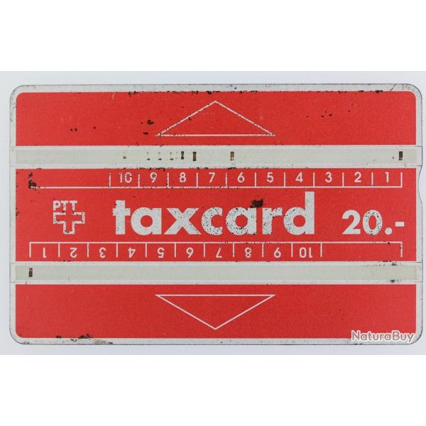 T�l�carte L&G Taxcard 20 PTT 101A Suisse