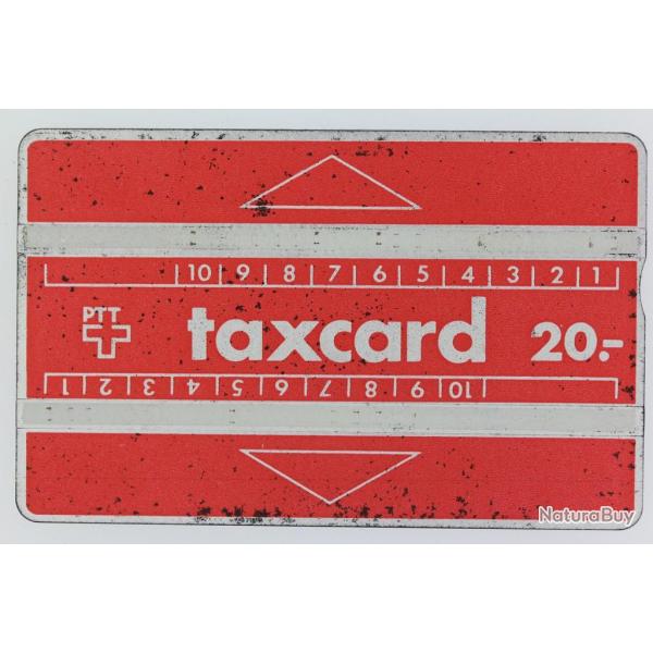 T�l�carte L&G Taxcard 20 PTT Suisse 002D