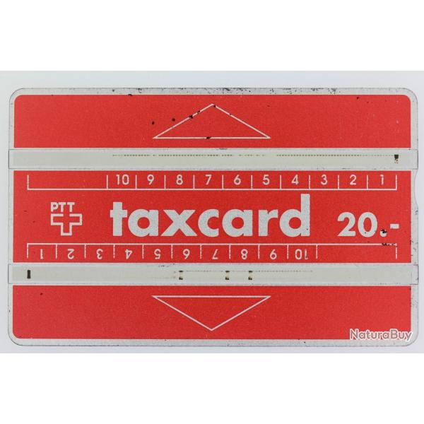 T�l�carte L&G Taxcard 20 PTT Suisse 009A