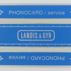 Télécarte de service Phonocard 17 Landis & Gyr dummy Maroc