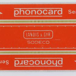 Télécarte Phonocard Service 13 Landis & Gyr Sodeco Russie URSS