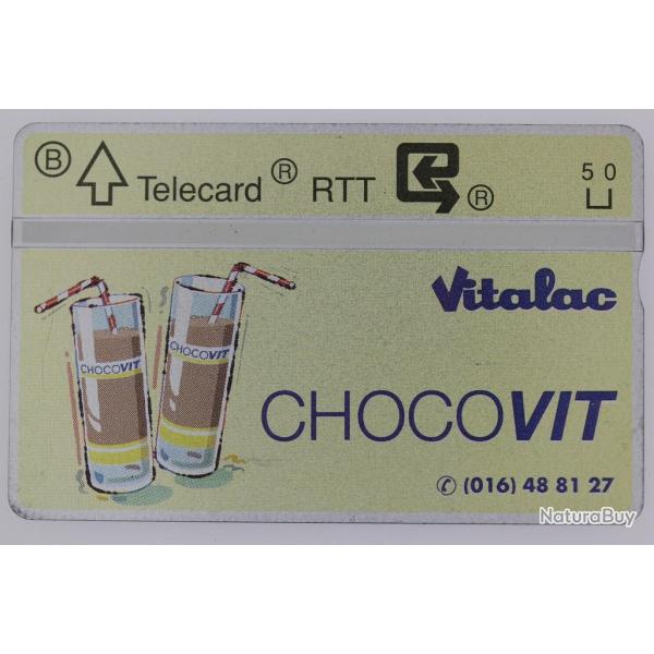 T�l�carte L&G Vitalac Chocovit 170H Belgique 1991