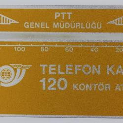 Télécarte Landis & Gyr dummy Yellow PTT Turquie