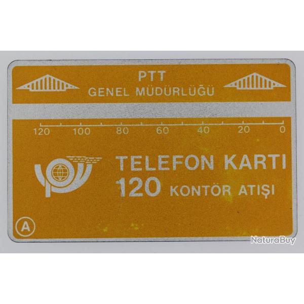 T�l�carte Landis & Gyr dummy Yellow PTT Turquie