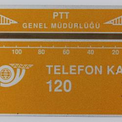 Télécarte Landis & Gyr dummy Yellow PTT Turquie