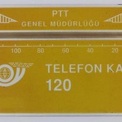 Télécarte Landis & Gyr dummy Yellow PTT Turquie