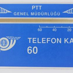 Télécarte Landis & Gyr dummy Blue PTT Turquie