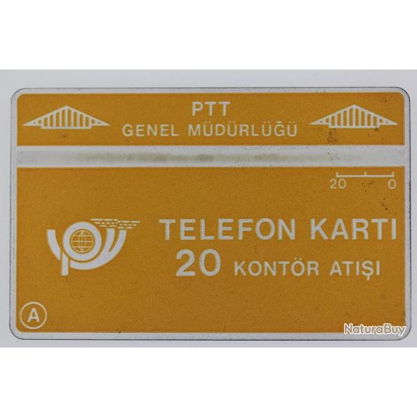 T�l�carte Landis & Gyr dummy Yellow PTT Turquie