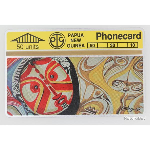 T�l�carte L&G dummy Leo Singu Art Masks Papua New Guinea