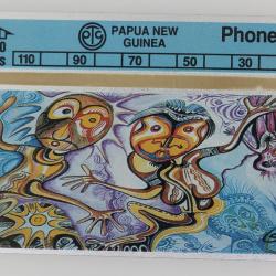 Télécarte L&G dummy Leo Singu Art Maternity Papua New Guinea