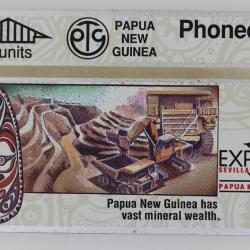 Télécarte L&G dummy Expo '92 Sevilla Mineral Wealth Papua New Guinea