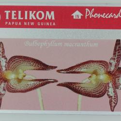 Télécarte L&G dummy Bulbophyllum Macranthum Papua New Guinea 1996