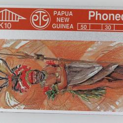 Télécarte L&G dummy Pig Killing Singsing Papua New Guinea 1994
