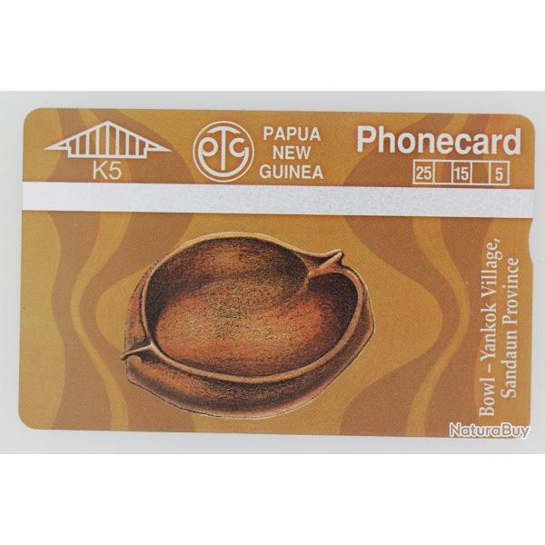 T�l�carte L&G dummy Bowl Yankok Village Papua New Guinea 1994