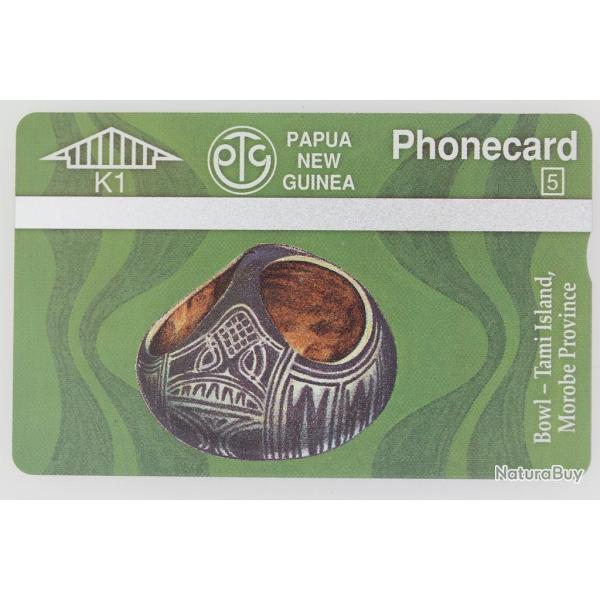 T�l�carte L&G dummy Bowl Tami Island Papua New Guinea 1994