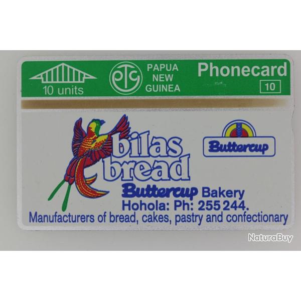 T�l�carte L&G dummy Bilas Bread Papua New Guinea 1992