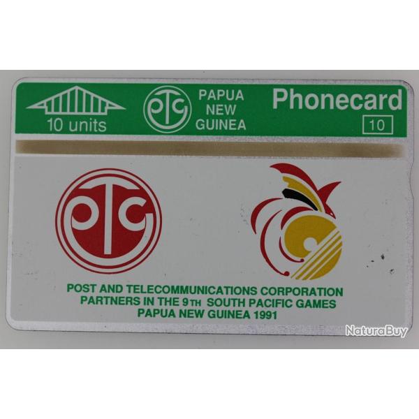 T�l�carte L&G dummy 9th South Pacific Games Papua New Guinea 1991