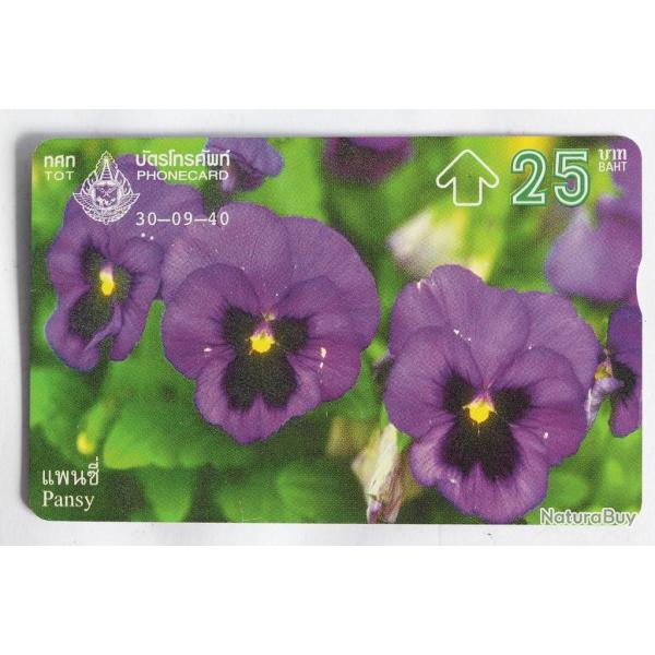 T�l�carte L&G dummy Flower 1/4 Tha�lande 1997