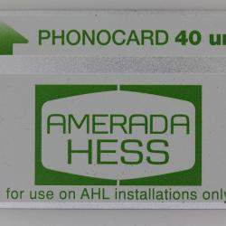 Télécarte L&G dummy Amerada Hess Royaume-Uni