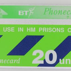 Télécarte L&G dummy British Telecom HM Prisons only Royaume-Uni