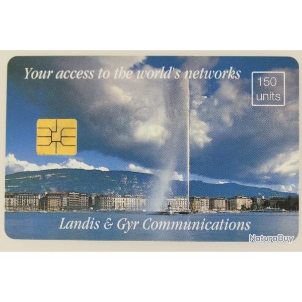 T�l�carte � puce Demo Landis & Gyr Communications Gen�ve Suisse