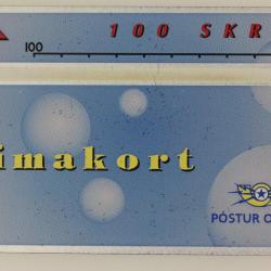 Télécarte L&G dummy Blue Bubbles Islande