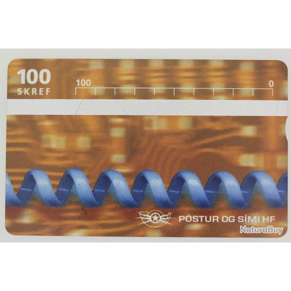 T�l�carte L&G dummy Blue Cord Islande