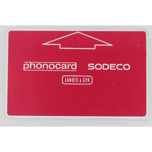 T�l�carte d'essai L&G Phonocard Francfort 00 219 178 Allemagne 1981