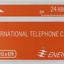Télécarte Landys & Gyr International Telephone Card Energia Russie URSS