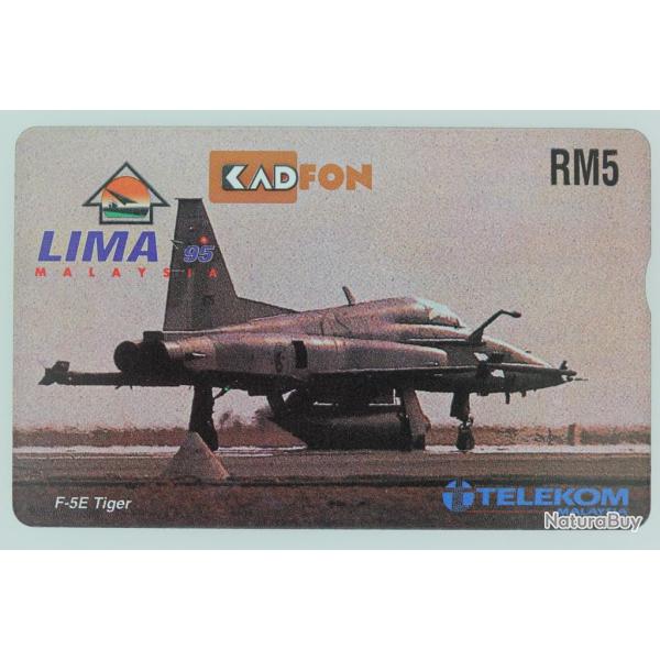 T�l�carte L&G dummy Lima 95 F-5E Tiger Malaisie Avion